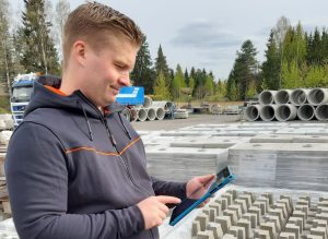 HelpostiLasku pilvipalvelun käyttö työmaalla